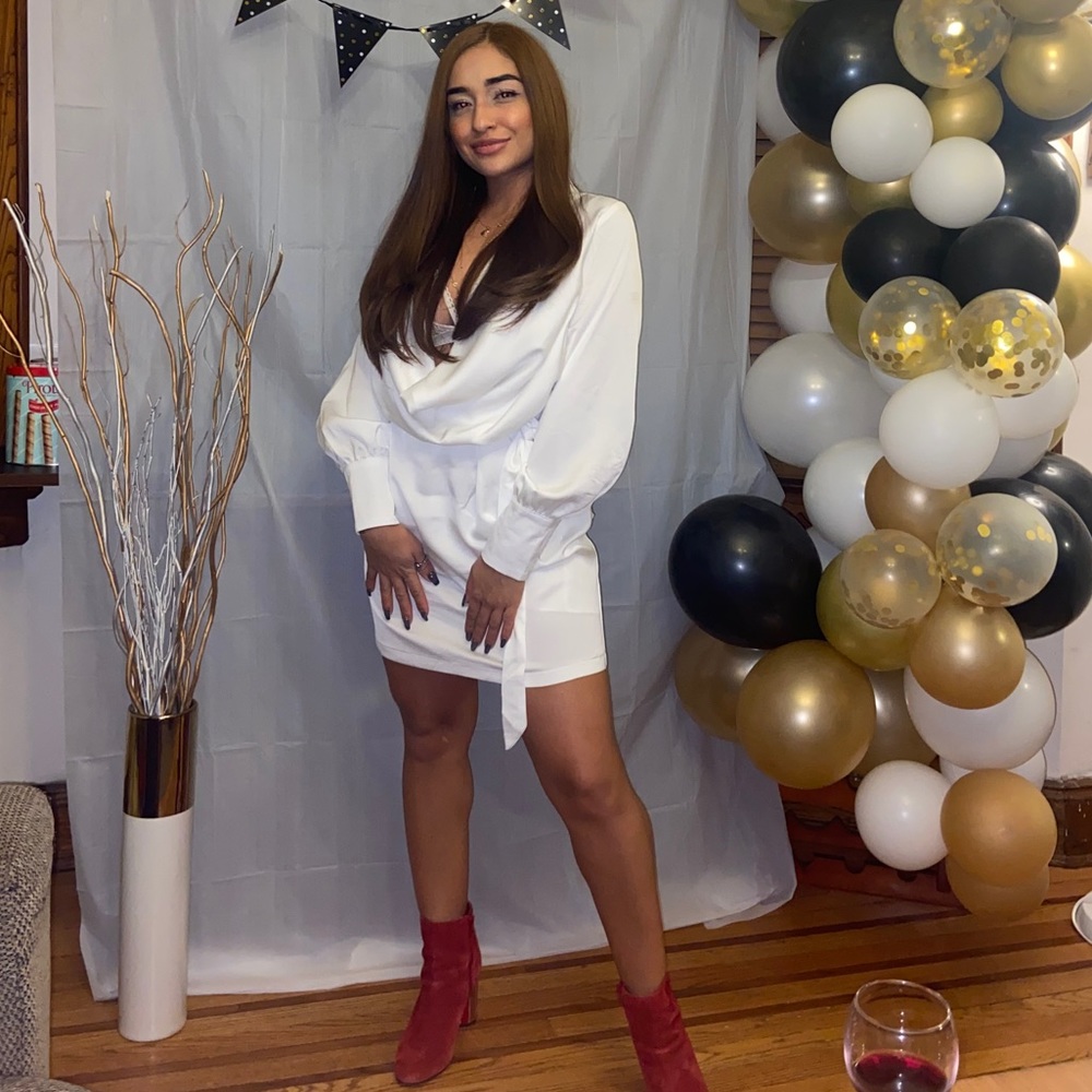 Fashion nova white dress